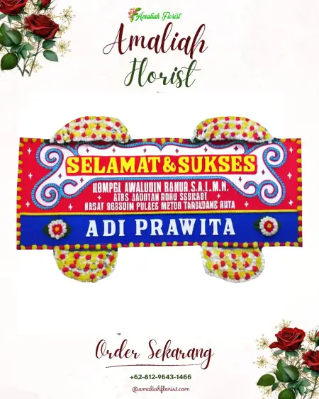 Papan Bunga Ucapan Selamat Nglengkir